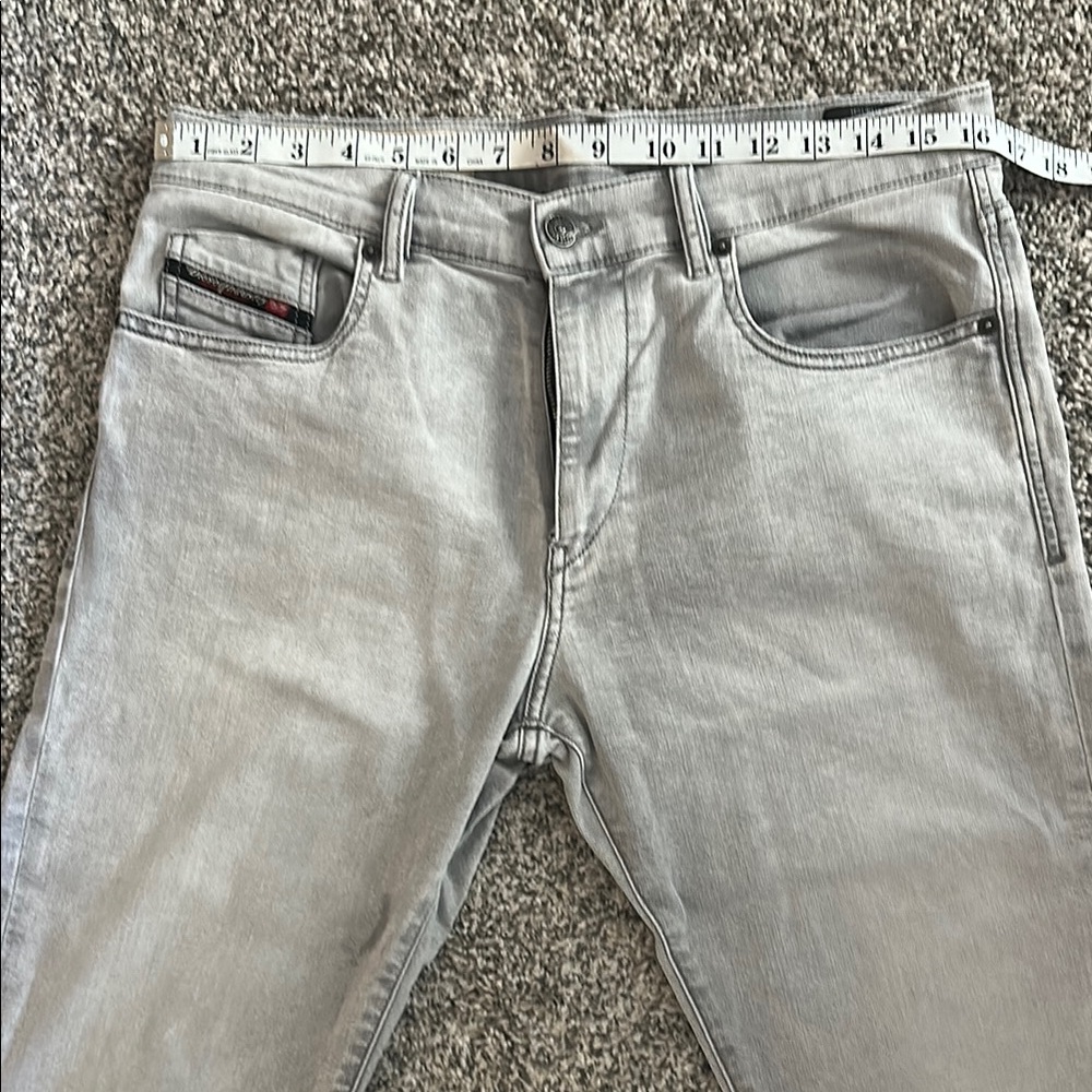Diesel D-Strukt Light Gray Slim Jeans